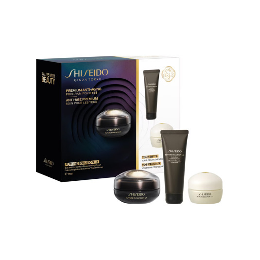 shiseido future solution lx eye regenerating cream set 3 piezas