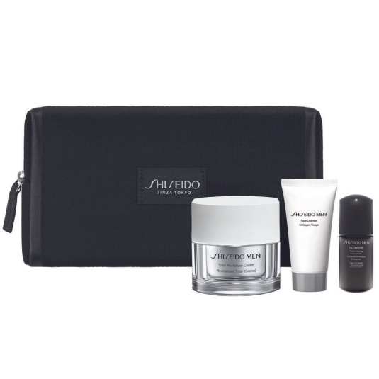 shiseido men total age defense revitalizer 50ml set 4 piezas shiseido men total age defense revitalizer 50ml set 4 piezas