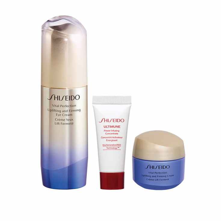 shiseido vital perfection uplifting eye cream set 3 piezas