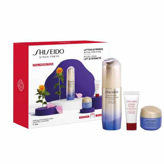 shiseido vital perfection uplifting and firming eye cream set 3 piezas