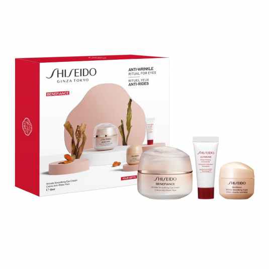 shiseido benefiance wrinkle smoothing eye care set