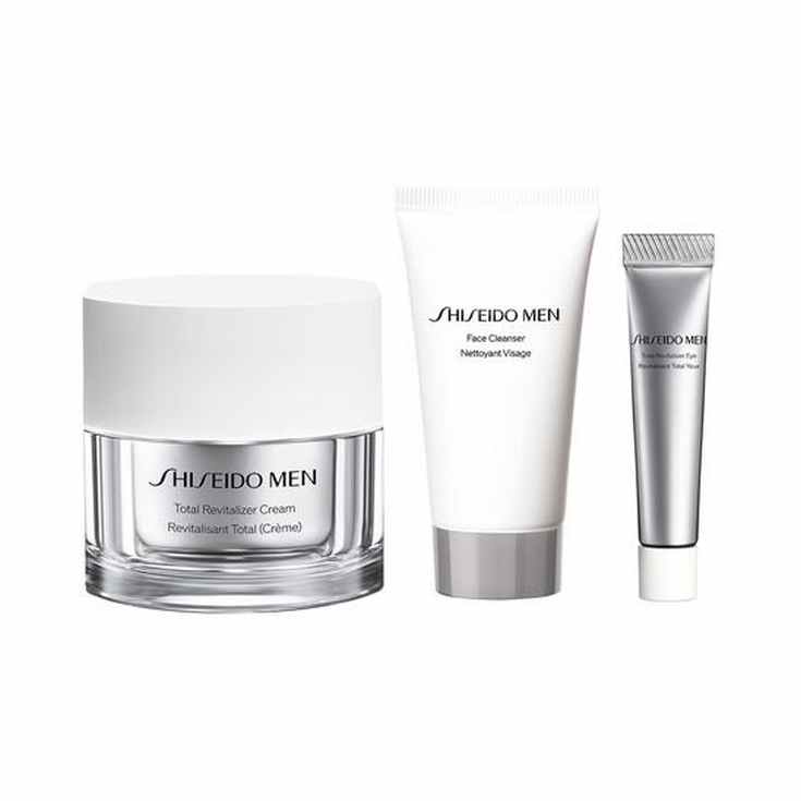 shiseido men total age defense revitalizer 50ml set 3 piezas