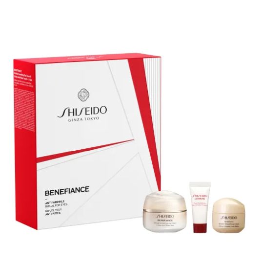 shiseido benefiance wrinkle smoothing eye care set