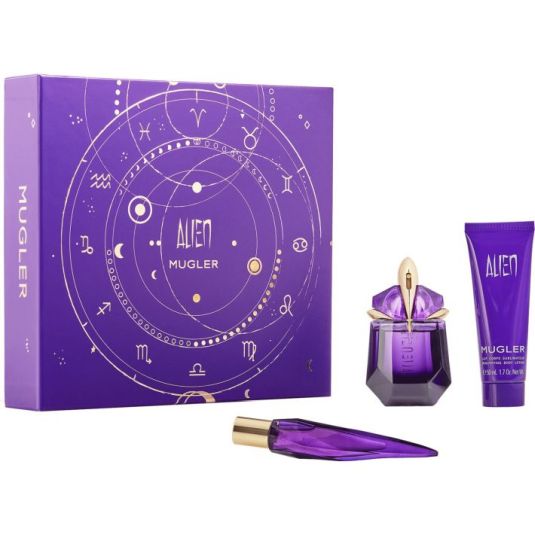mugler alien eau de parfum 30ml rellenable set 3 piezas mugler alien eau de parfum 30ml rellenable set 3 piezas