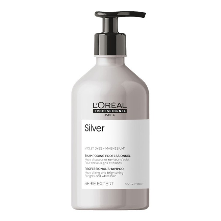 loreal professionnel silver champu para cabello banco/gris