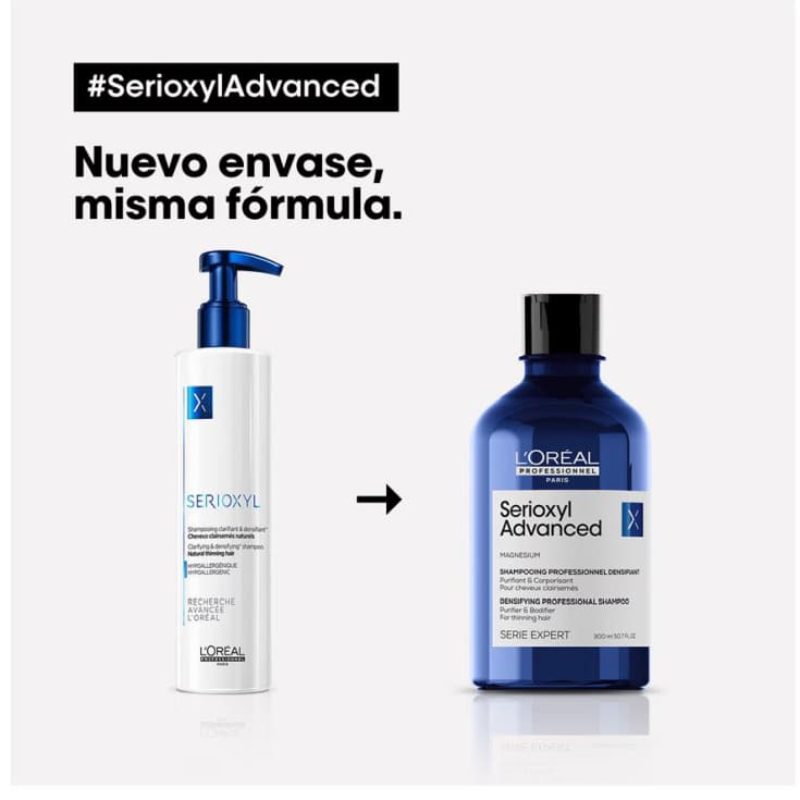 loreal pro serioxyl advaced champu pelo fino 300ml