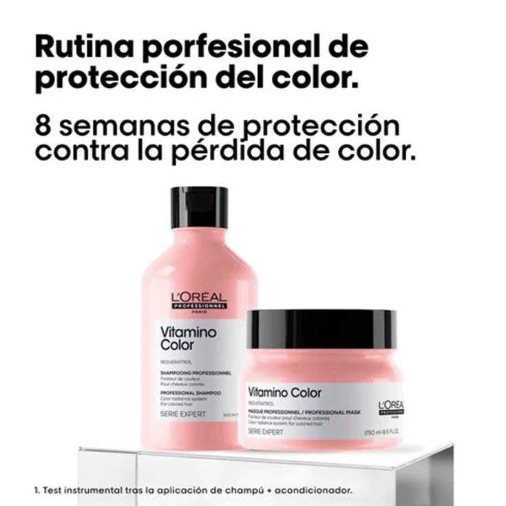 loreal professionnel cofre duo vitamino color champu+mascarilla
