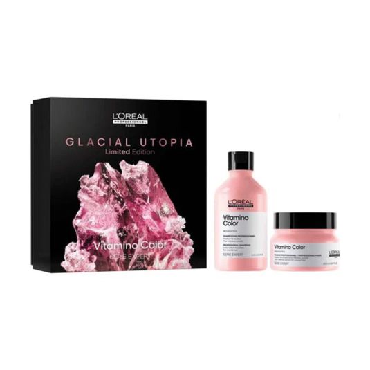 loreal professionnel cofre duo vitamino color champu+mascarilla