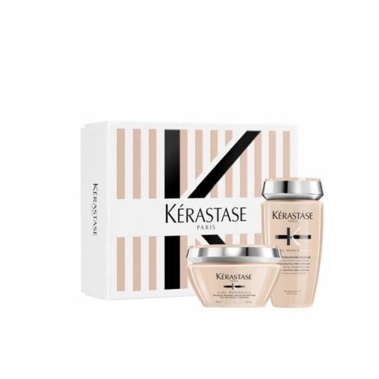 kerastase curl bain 250ml + mascarilla 200ml cofre
