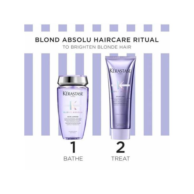 kerastase blond bain 250ml + cicaflash 250ml cofre