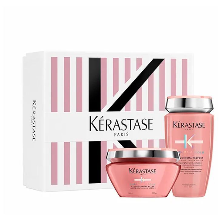 kerastase chroma bain 250ml + mascarilla 200ml cofre kerastase chroma bain 250ml + mascarilla 200ml cofre