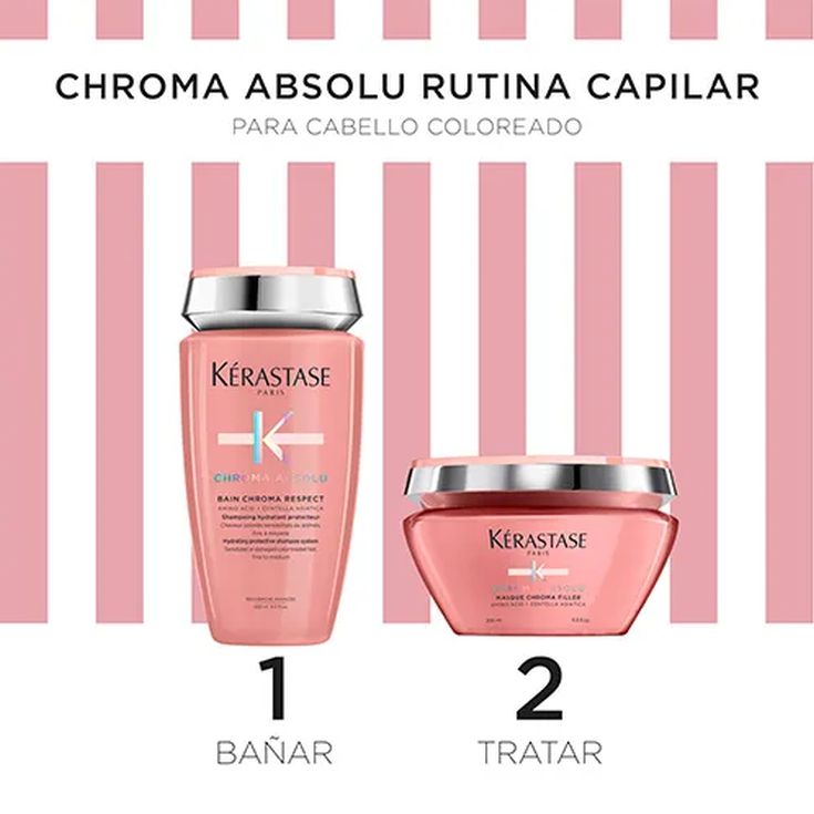 kerastase chroma bain 250ml + mascarilla 200ml cofre