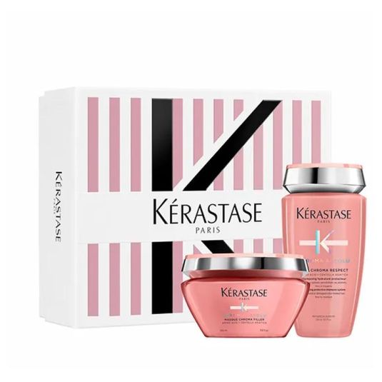 kerastase chroma bain 250ml + mascarilla 200ml cofre