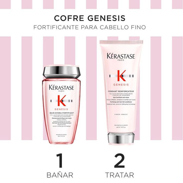 kerastase genesis bain 250ml + fondant 250ml cofre
