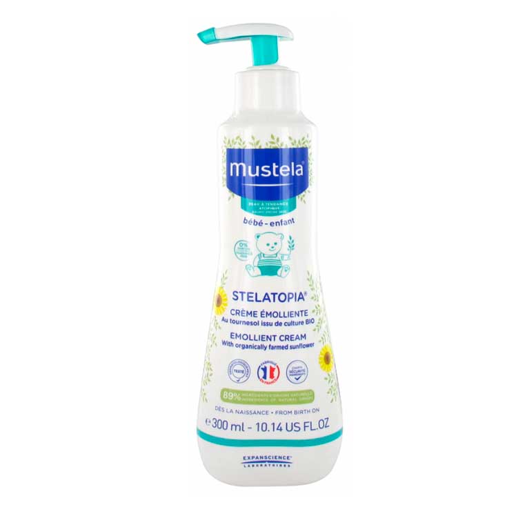 mustela stelatopia crema emoliente pieles con tendencia atopica 300ml mustela stelatopia crema emoliente pieles con tendencia atopica 300ml
