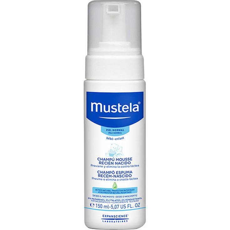 mustela champu recien nacido dosificador 150ml