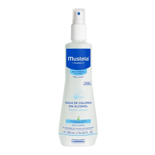 mustela agua de colonia sin alcohol 200ml