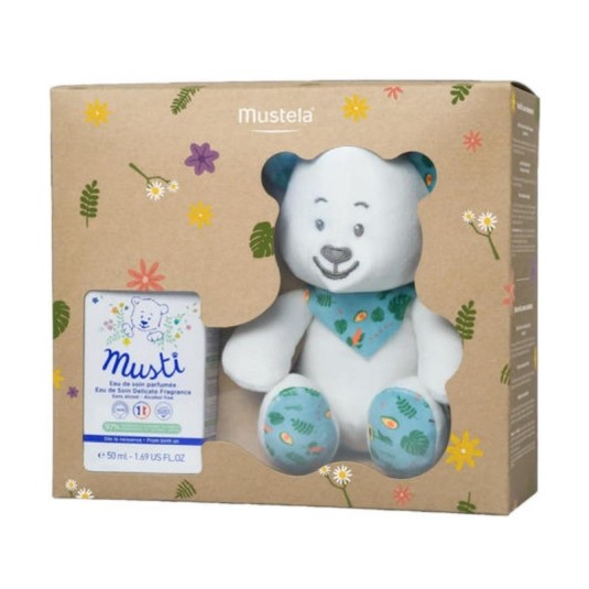 musti eau de soin bebe 50ml + osito peluche