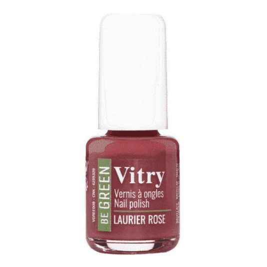 vitry be green laurier rose esmalte de uñas 6ml