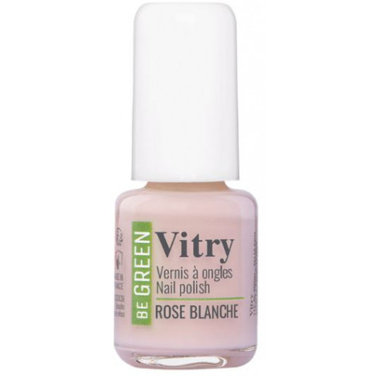 vitry be green rose blanche esmalte de uñas 6ml