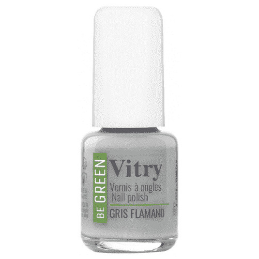 vitry be green gris flamand esmalte de uñas 6ml