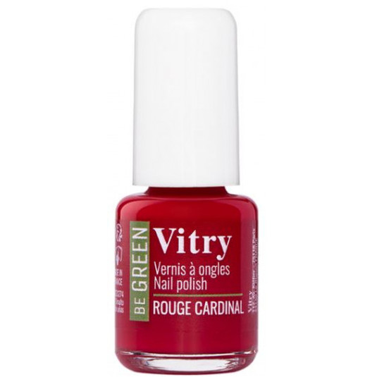 vitry be green rouge cardinal esmalte de uñas 6ml