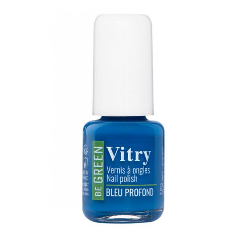 vitry be green bleu profond esmalte de uñas 6ml vitry be green bleu profond esmalte de uñas 6ml