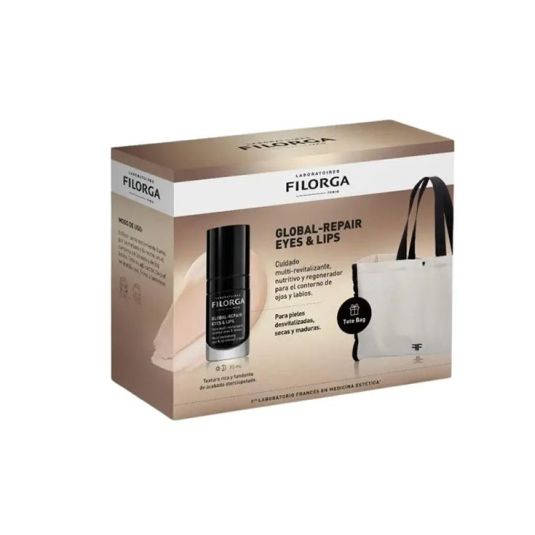 filorga global-repair eyes & lips+bolso cofre