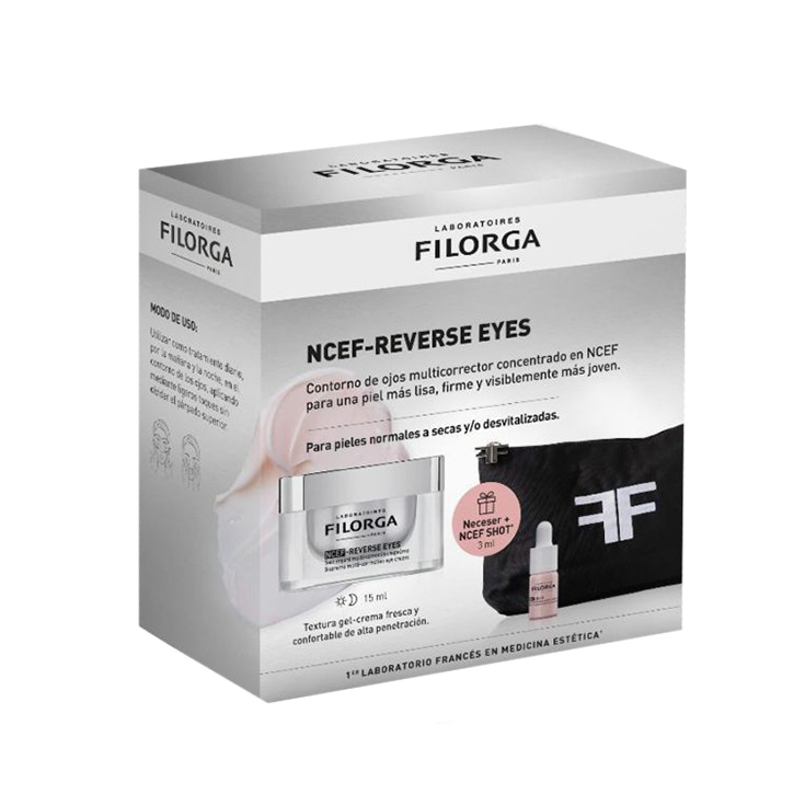 filorga ncef reverse contorno de ojos 15ml+ncef shot 3ml + neceser filorga ncef reverse contorno de ojos 15ml+ncef shot 3ml + neceser