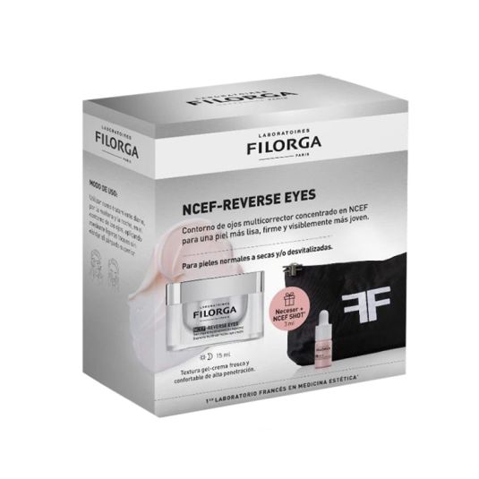 filorga ncef reverse contorno de ojos 15ml+ncef shot 3ml + neceser filorga ncef reverse contorno de ojos 15ml+ncef shot 3ml + neceser