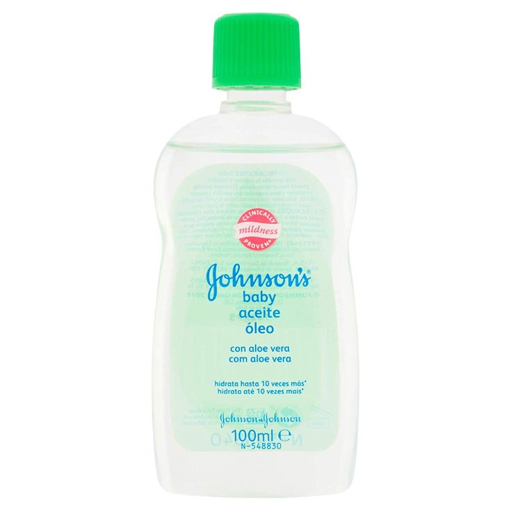 johnsons baby aceite aloe vera 100ml