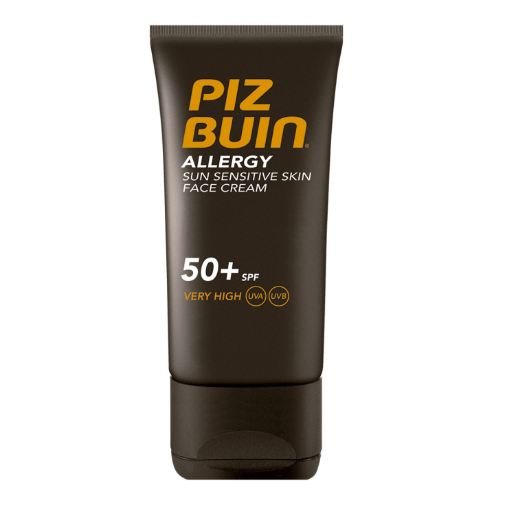 piz buin allergy solar facial alergia piel sensible spf50+ 50ml