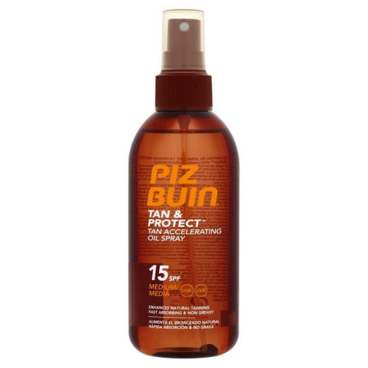 piz buin tan & protect aceite acelerador bronceado spf15 150ml