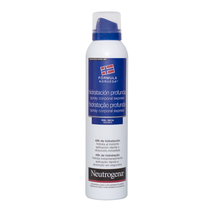 neutrogena express hidratación corporal profunda spray 200ml neutrogena express hidratación corporal profunda spray 200ml