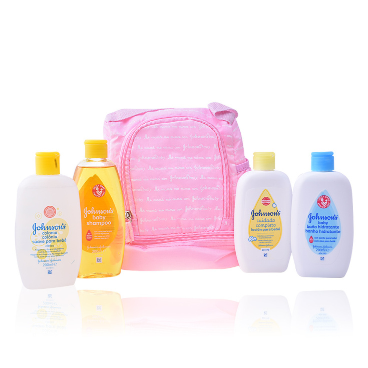 johnson's baby mi primera mochila rosa set 4 productos johnson's baby mi primera mochila rosa set 4 productos