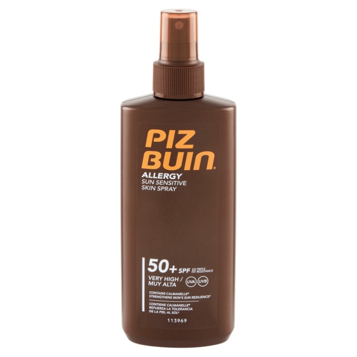 piz buin allergy sun sensitive skin spray spf50 200ml piz buin allergy sun sensitive skin spray spf50 200ml