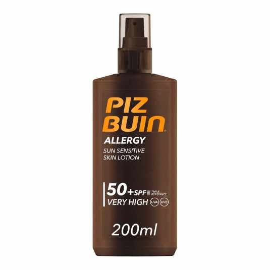 piz buin allergy solar spf50+ piel sensible 200ml