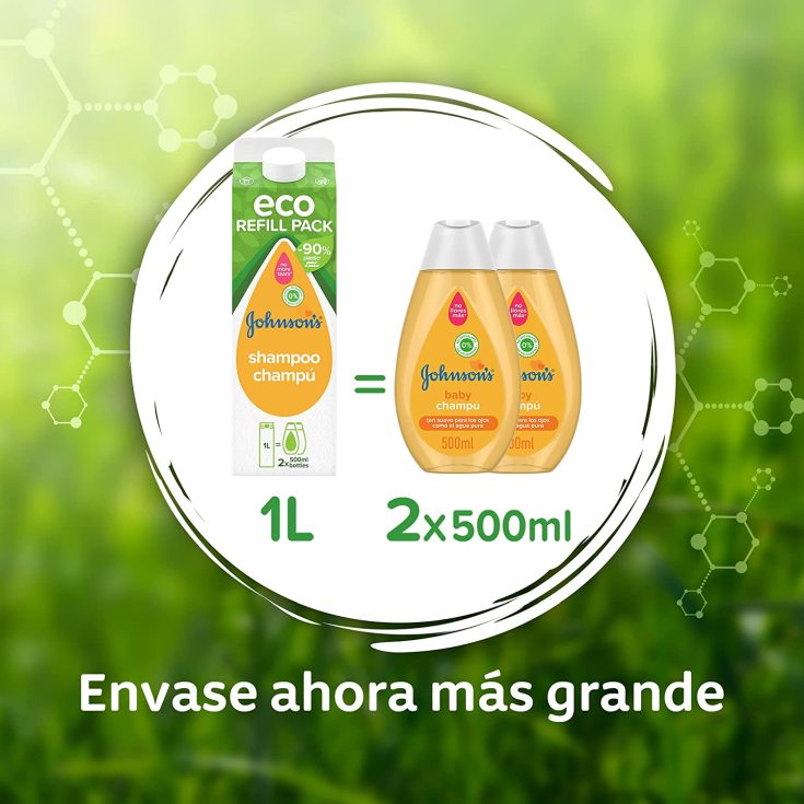 johnson's baby champu ecopack recambio 1 litro