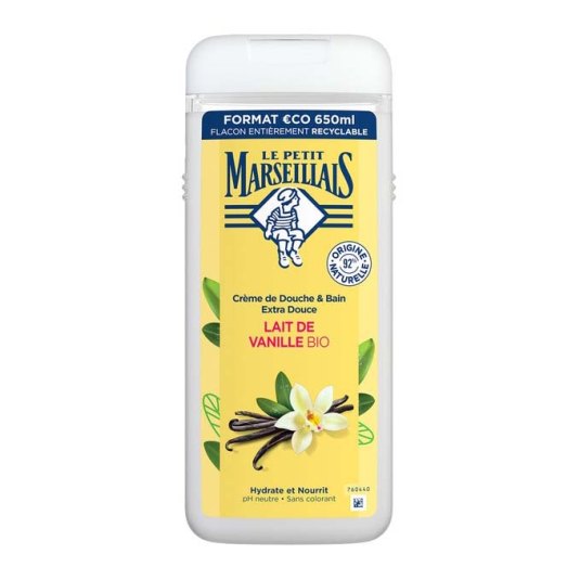 le petit marseillais crema ducha vainilla bio 650ml