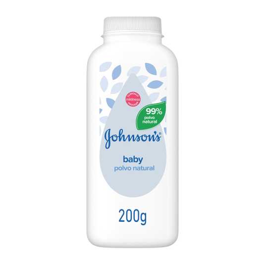 johnson's baby polvos de talco natural 200g