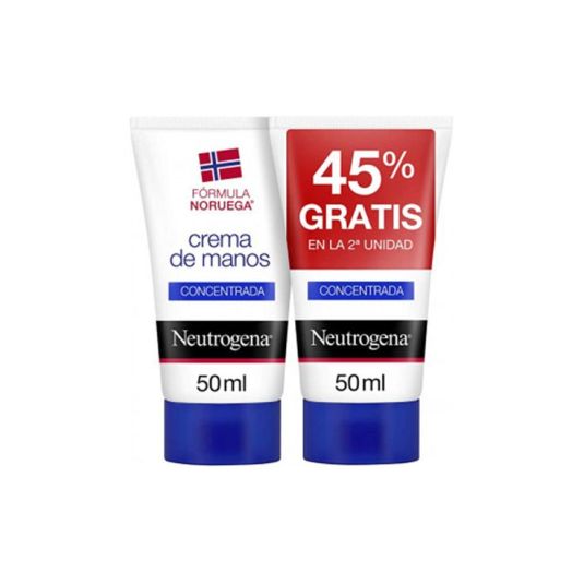 neutrogena crema de manos 50ml duplo 45%gratis 2ªu