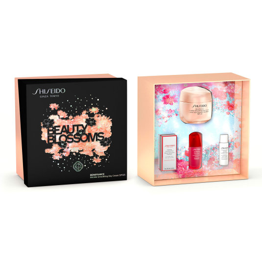 shiseido benefiance wrinkle smoothing cream holiday set beauty blossoms shiseido benefiance wrinkle smoothing cream holiday set beauty blossoms