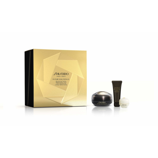 shiseido future solution lx crema contorno de ojos set regalo 3 piezas shiseido future solution lx crema contorno de ojos set regalo 3 piezas