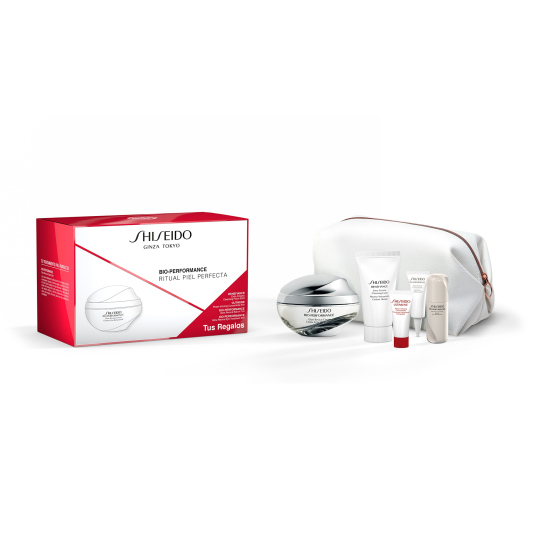 shiseido bio-performance glow revival set regalo 6 piezas+neceser shiseido bio-performance glow revival set regalo 6 piezas+neceser