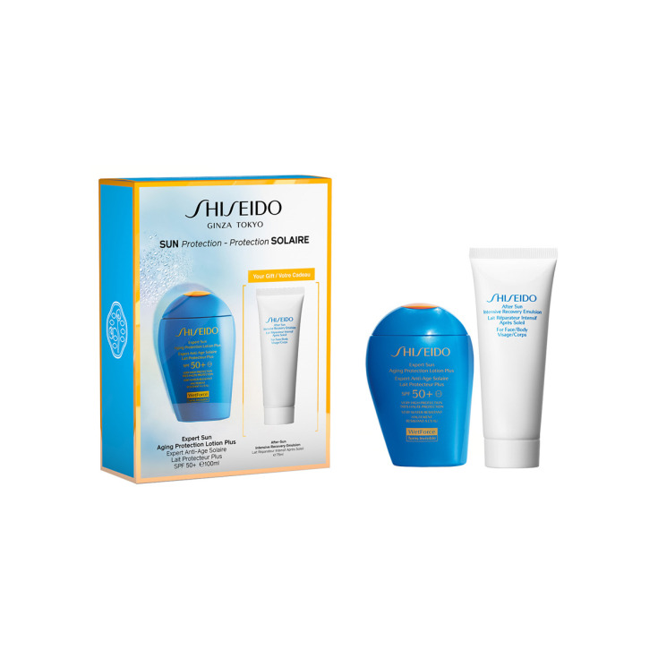 shiseido expert sun aging protection 100ml set shiseido expert sun aging protection 100ml set