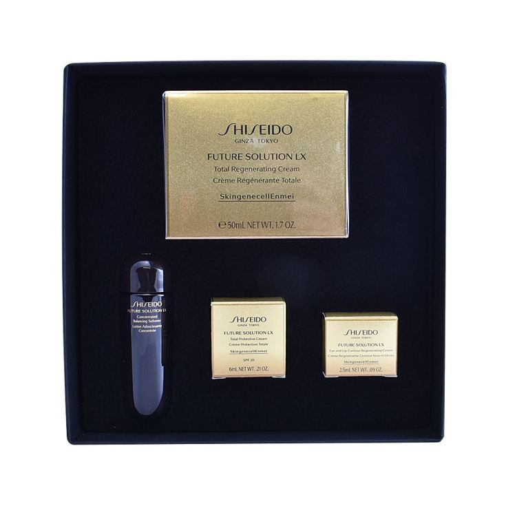 shiseido future solution lx crema noche set 4 piezas shiseido future solution lx crema noche set 4 piezas