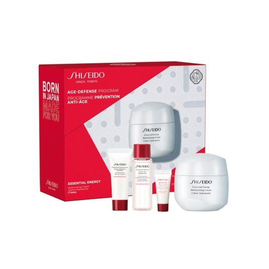shiseido essential energy moisturizing cream value set 4 piezas shiseido essential energy moisturizing cream value set 4 piezas