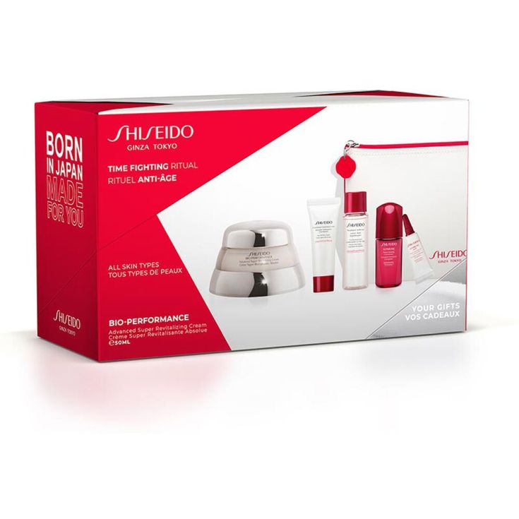 shiseido bio-performance advanced super revitalizing crema antiedad set 5 piezas shiseido bio-performance advanced super revitalizing crema antiedad set 5 piezas