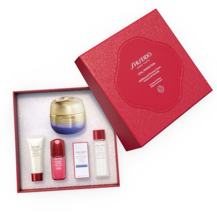 shiseido vital perfection uplifting and firming cream set 5 piezas shiseido vital perfection uplifting and firming cream set 5 piezas