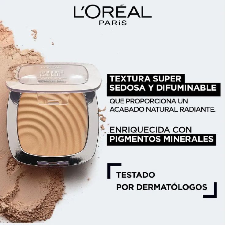 loreal accord parfait base de maquillaje en polvo hidratante